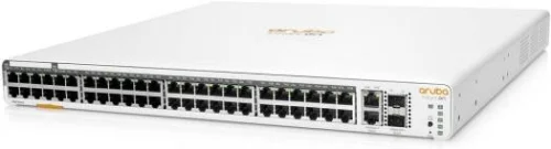 Aruba Instant On 1960 48G 2XGT 48-Port Gigabit PoE++ Compliant Managed Network Switch with SFP+, 176 Gb/s Switching Capacity, 600W Power Budget, 131 Mpps Forwarding Rate, 2 x 10G RJ45, White | JL809A