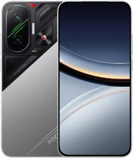 Xiaomi POCO F7 5G Mobile Phone, 6.83'' 1.5K Ultra-Bright Display, Snapdragon 8s Gen 4 4nm Chipset, 12GB RAM, 512GB ROM, Adreno 825 GPU, HyperOS 2, 6500mAh Battery, Silver | POCO-F7