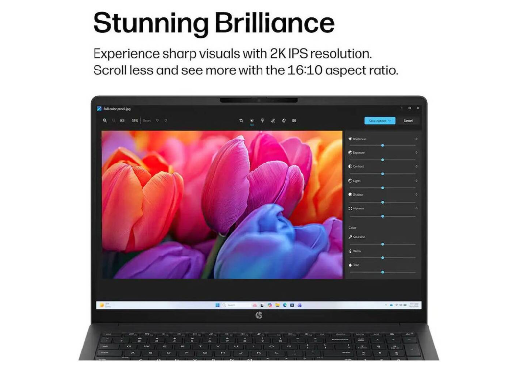 HP OmniBook 3 16-inch Laptop, Intel Core Ultra 5 225U, 8GB RAM, 512GB SSD, 2K Touchscreen, Windows 11 Home, Mica Silver, 16-bu0305dxD | 6 Months Shop Warranty - Image 5