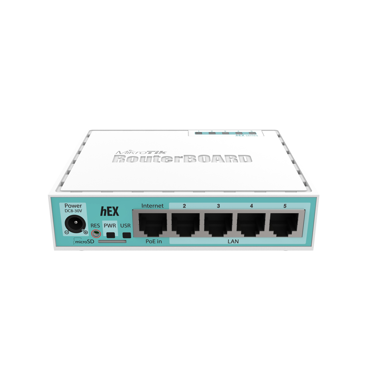 MikroTik hEX RB750Gr3 Gigabit Router – 5x 1GbE Ports, 880MHz Dual-Core, 256MB RAM, RouterOS L4