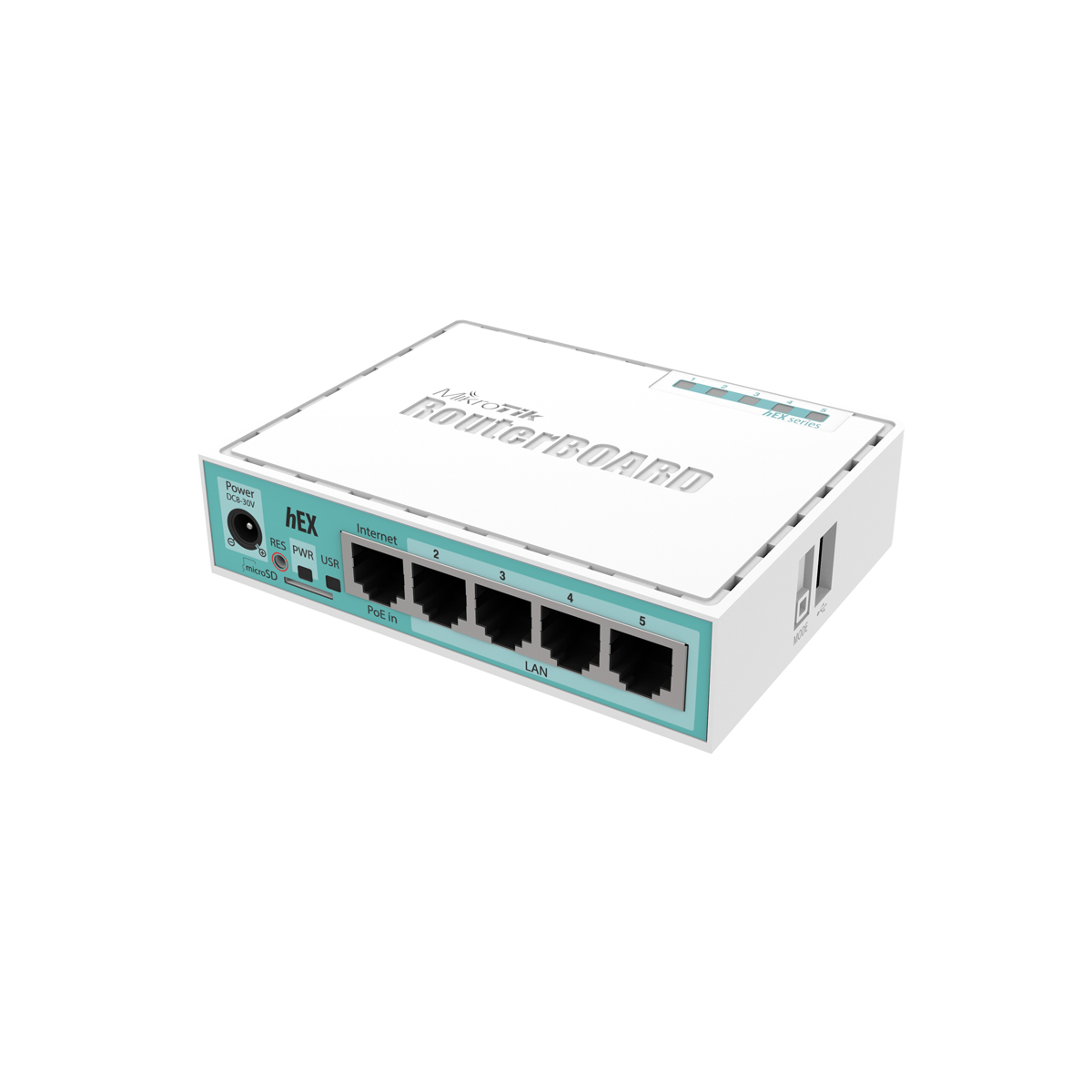 MikroTik hEX RB750Gr3 Gigabit Router – 5x 1GbE Ports, 880MHz Dual-Core, 256MB RAM, RouterOS L4 - Image 2
