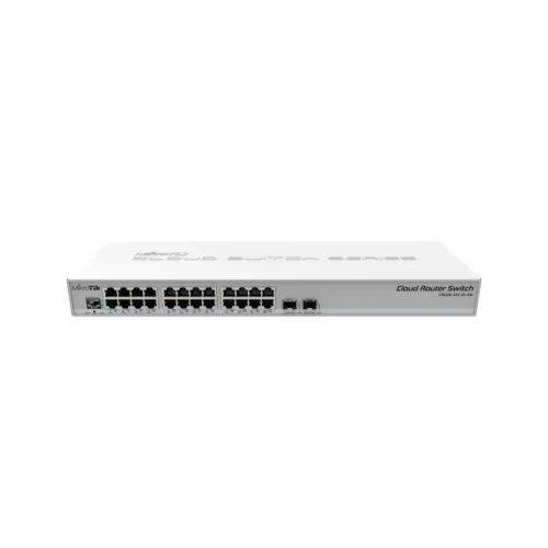 MikroTik CRS326-24G-2S+RM Cloud Router Switch – 24x Gigabit, 2x 10G SFP+, Rackmount