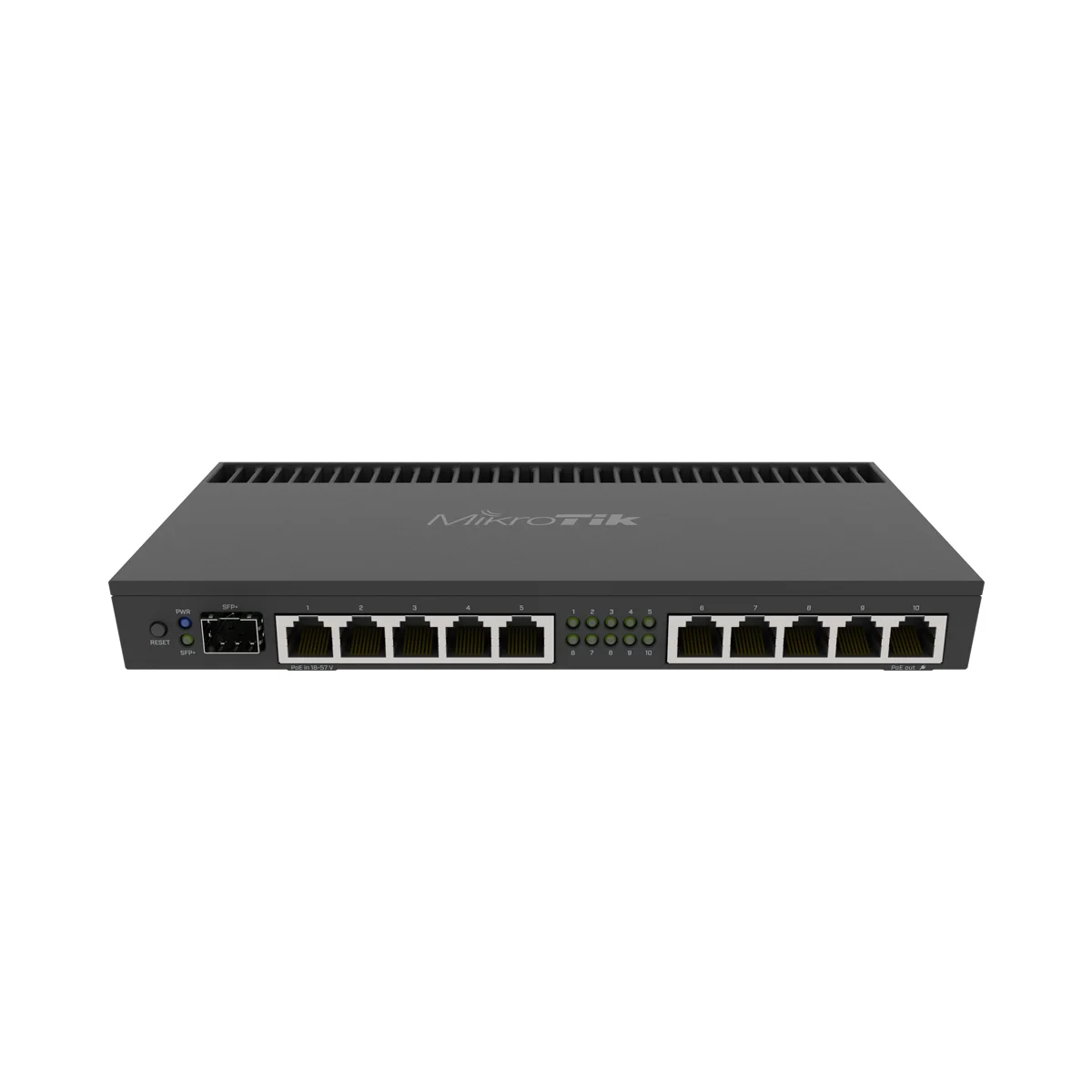 MikroTik RB4011iGS+RM Rackmount Router – 10x Gigabit, 10G SFP+, Quad-Core, 1GB RAM