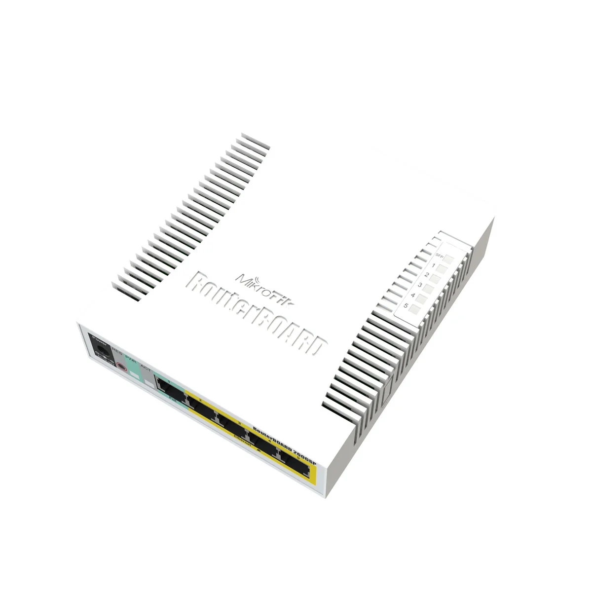 MikroTik RB260GSP CSS106-1G-4P-1S Smart Switch – 5x Gigabit, 4x PoE Out, SFP - Image 2