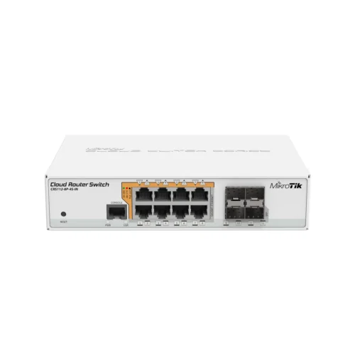 MikroTik CRS112-8P-4S-IN PoE Switch