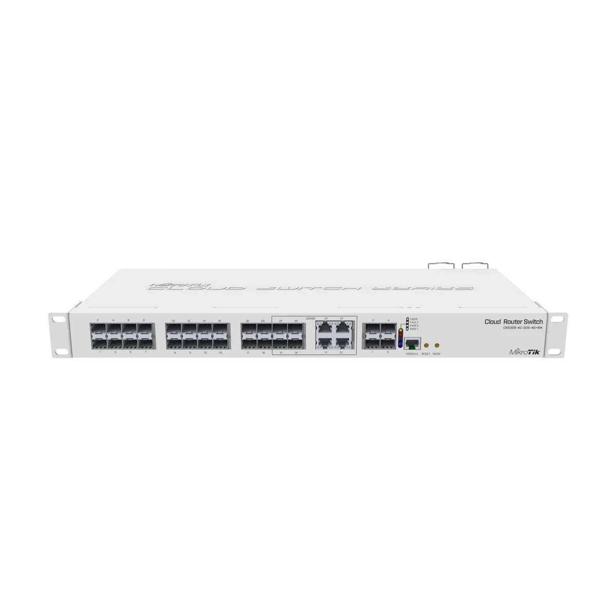 MikroTik CRS328-4C-20S-4S+RM Cloud Router Switch – 20x SFP, 4x 10G SFP+, 4x Combo, Rackmount
