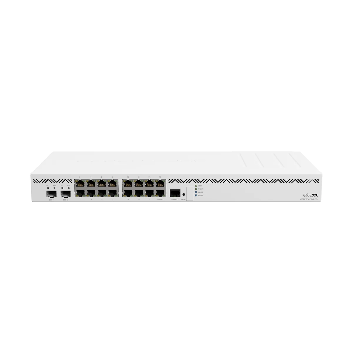 MikroTik CCR2004-16G-2S+ Cloud Core Router – 16x Gigabit, 2x 10G SFP+, 4-Core ARM64