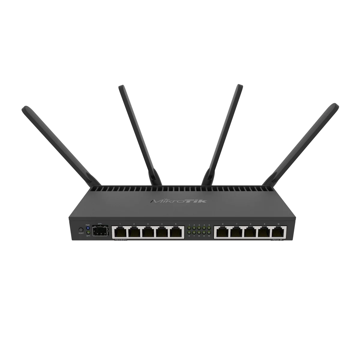 MikroTik RB4011iGS+5HacQ2HnD-IN Wireless Router – 10x Gigabit, 10G SFP+, Quad-Chain AC