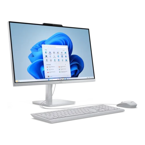Lenovo A100 23.8-inch All-in-One desktop PC, Cloud Grey