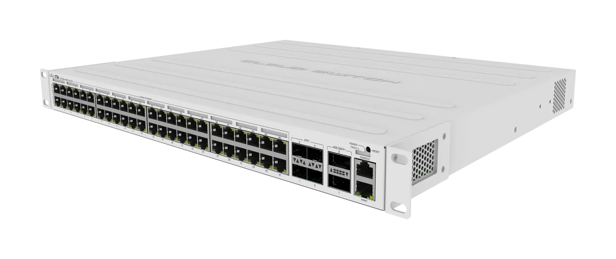 MikroTik CRS354-48P-4S+2Q+RM – The 48 port champion you’ve been waiting for - now with PoE-out!
