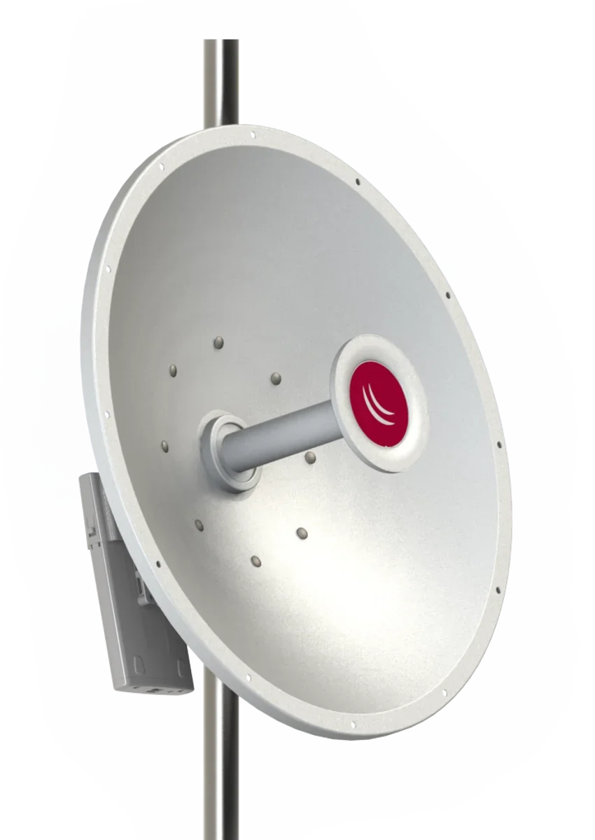 MikroTik mANT30 PA MTAD-5G-30D3-PA – Parabolic dish antenna for 5GHz, 30dBi gain. This model includes precision…