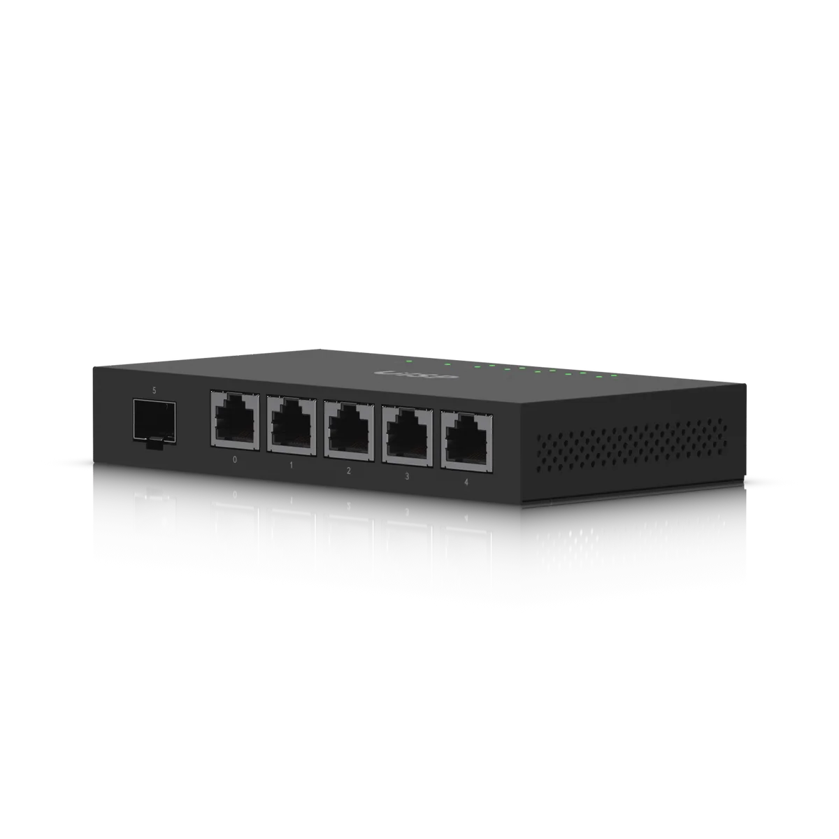 Ubiquiti EdgeRouter X SFP – Compact but powerful router sporting (5) Gigabit RJ45 ports with passive PoE…