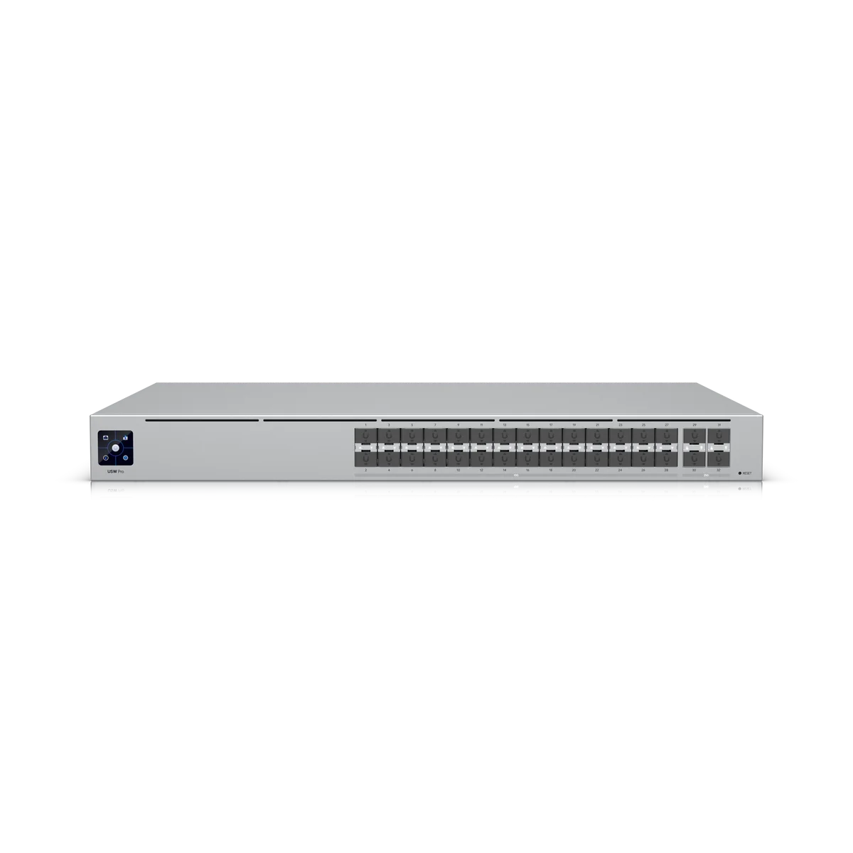 Ubiquiti Hi-Capacity Aggregation Switch USW-PRO-AGGREGATION – A 32-port, Layer 3 switch made for high-capacity 10G SFP+ and 25G SFP28…